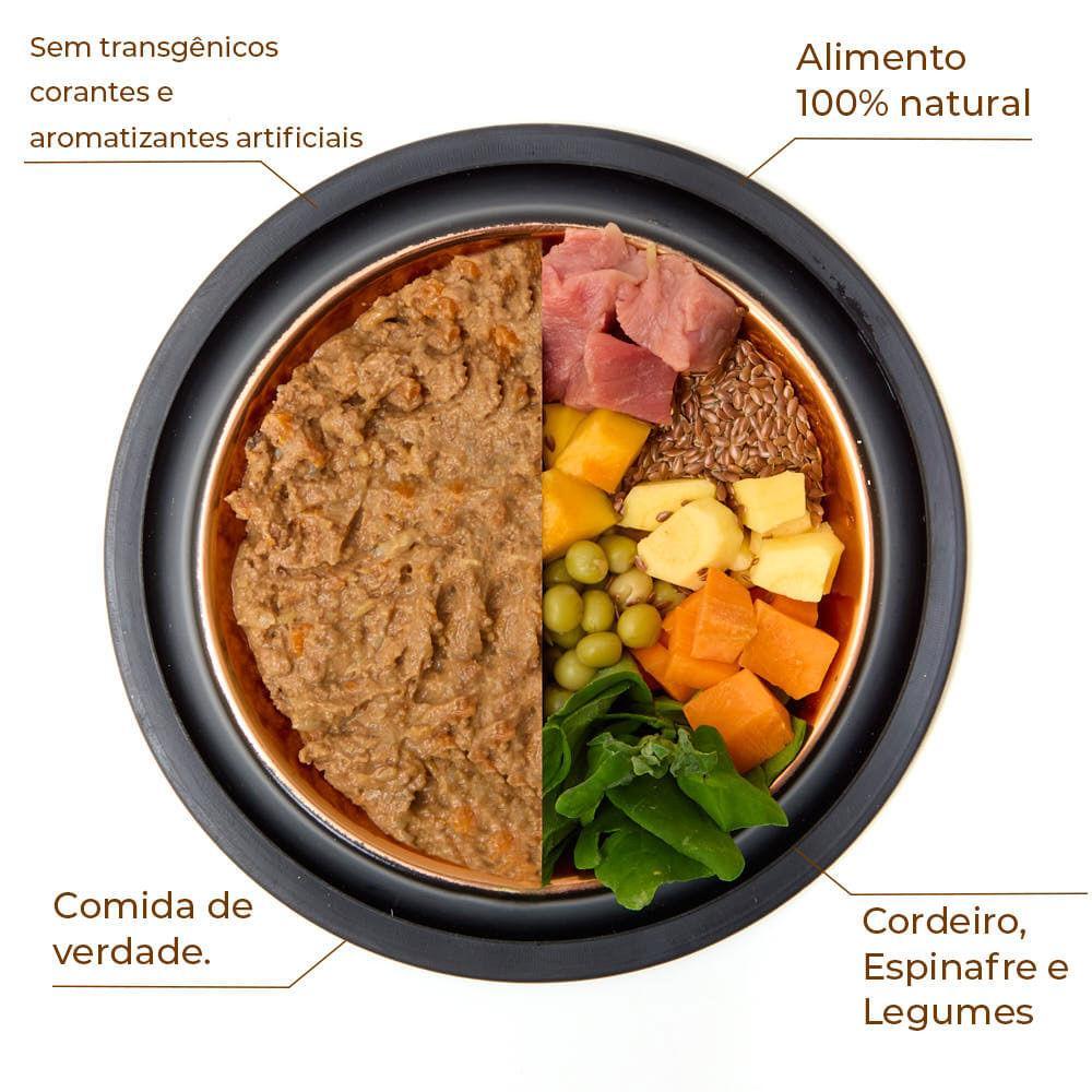 Ração Úmida para Cães Adultos Origem Nature Cordeiro com Espinafre e Legumes - 4