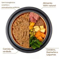 Ração Úmida para Cães Adultos Origem Nature Cordeiro com Espinafre e Legumes