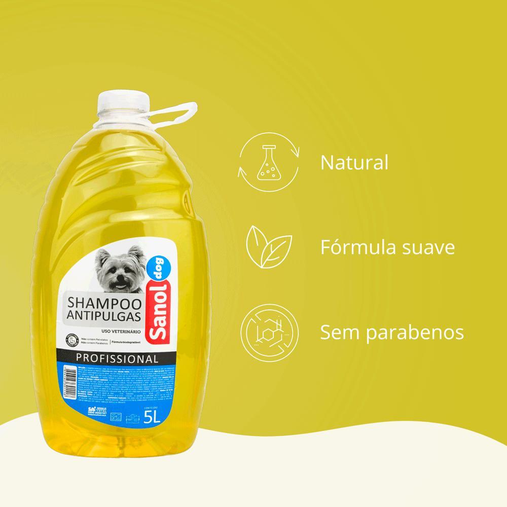 Shampoo Antipulgas para Cães Sanol - 5