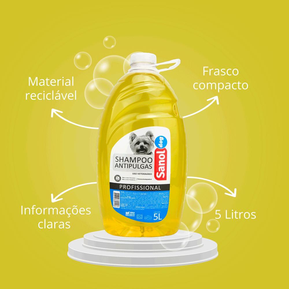 Shampoo Antipulgas para Cães Sanol - 6