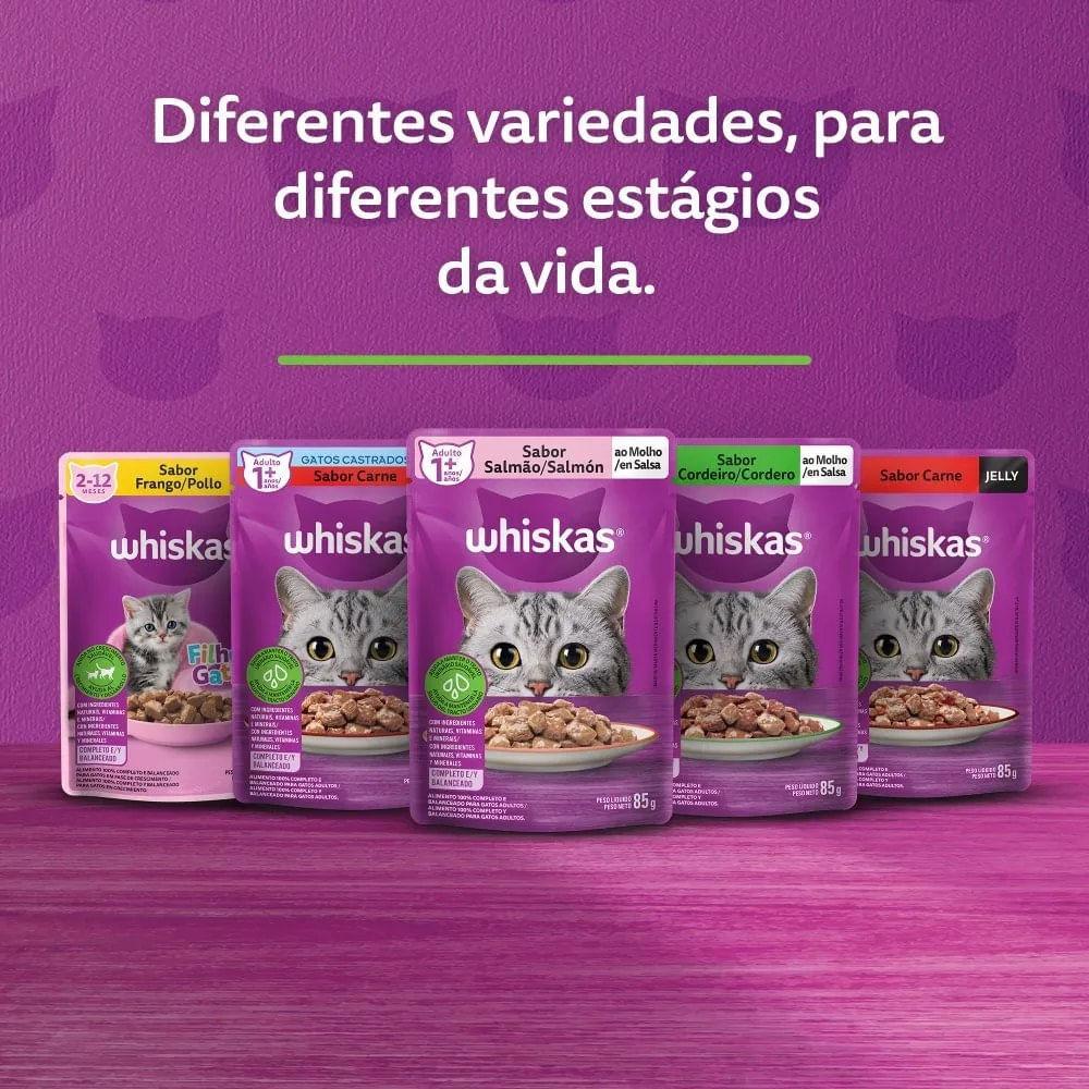 Ração Úmida Whiskas Sachê Atum ao Molho Gatos Adultos - 10