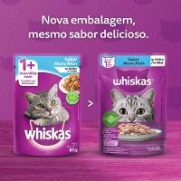Ração Úmida Whiskas Sachê Atum ao Molho Gatos Adultos - 2