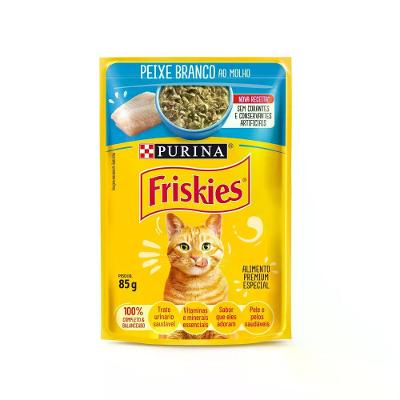 Ração Úmida Nestlé Purina Friskies Peixe Branco