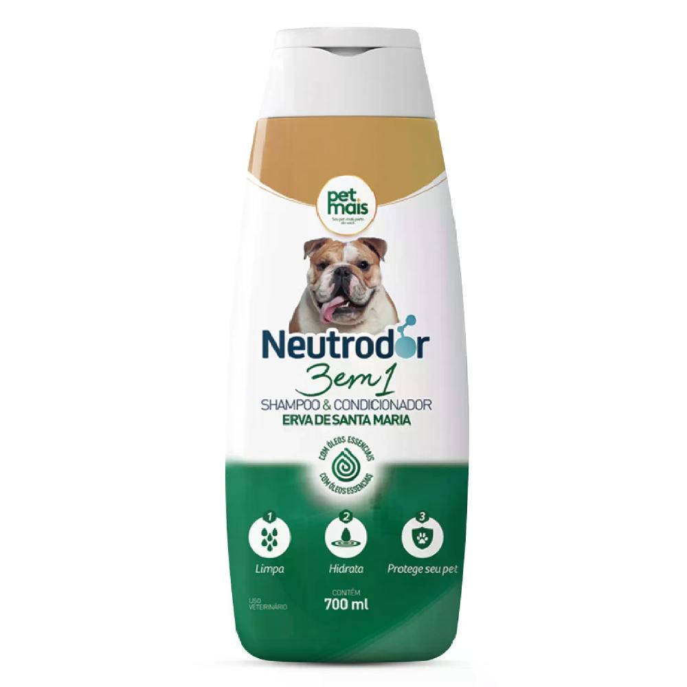 Shampoo e Condicionador 3 em 1 Erva de Santa Maria Neutrodor Petmais - 1