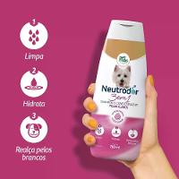 Shampoo e Condicionador 3 em 1 para Pelos Claros Neutrodor Petmais - 3