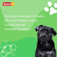 Shampoo Pelos Escuros Cães e Gatos Sanol - 5