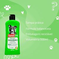 Shampoo Pelos Escuros Cães e Gatos Sanol - 7