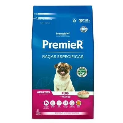Ração Premier Raças Específicas Pug Adultos Frango