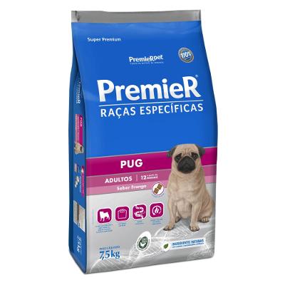 Ração Premier Raças Específicas Pug Adultos Frango