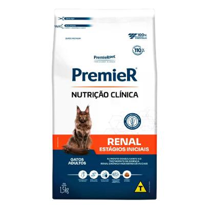 Ração Premier Nutrição Clínica Renal Estágios Iniciais Gatos Adultos