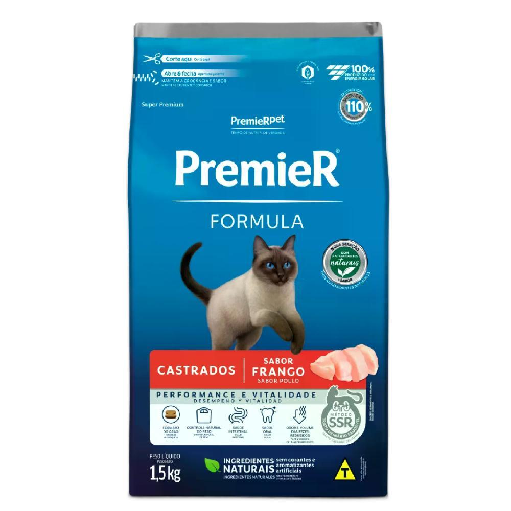 Ração Premier Formula Gatos Castrados Frango - 3