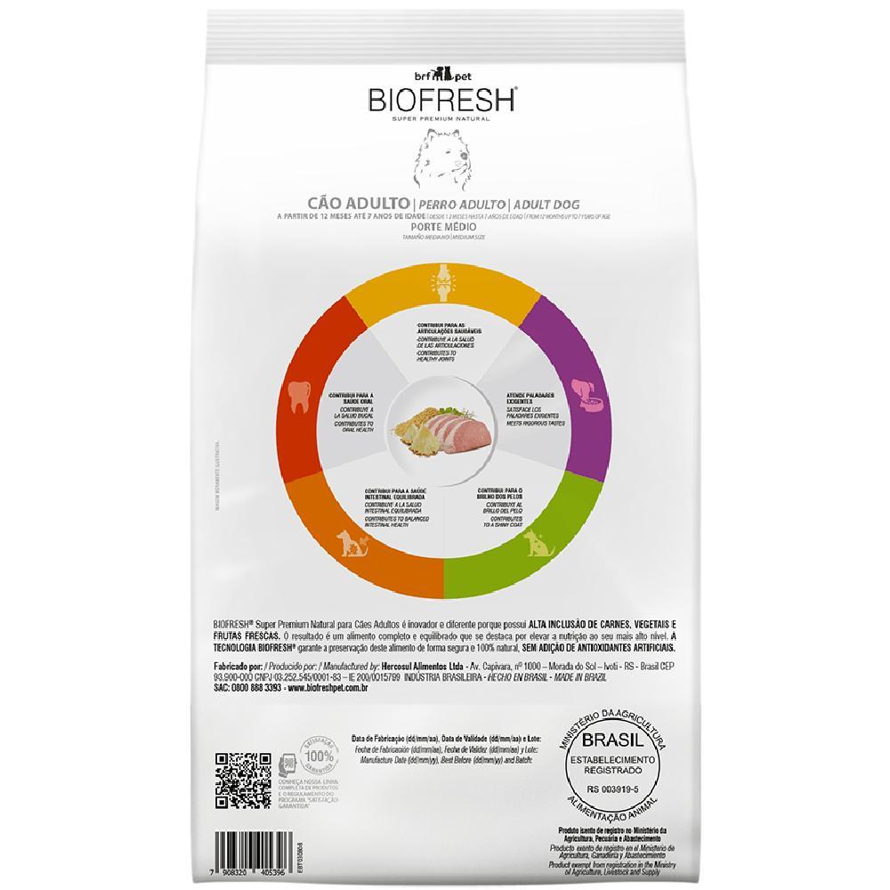 Ração Biofresh Cães Adultos Raças Médias Lombo e Abacaxi - 8