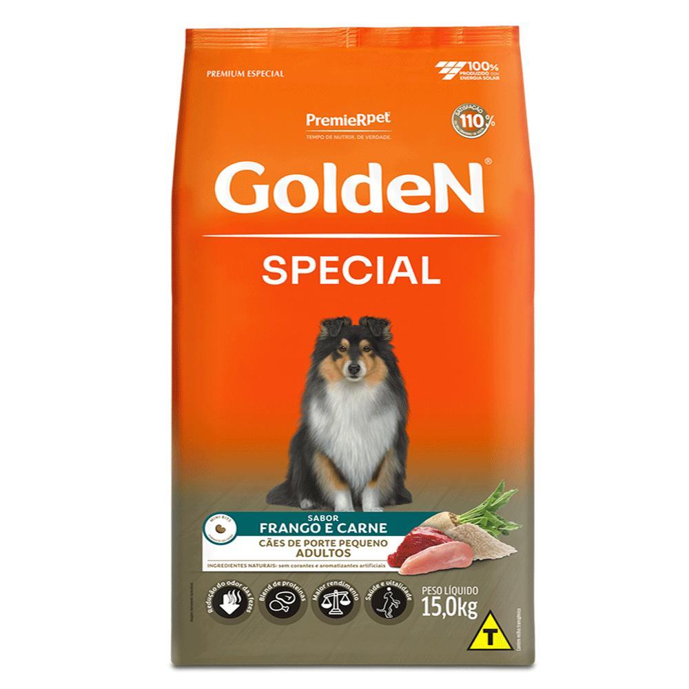 Ração Golden Special Cães Adultos Porte Pequeno Frango e Carne - 4
