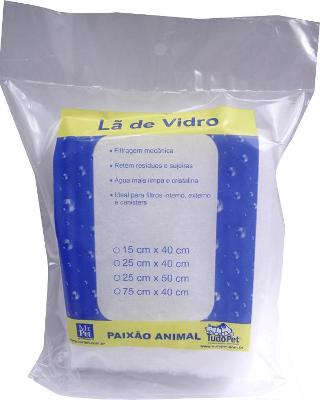 Lã de Vidro para Filtro de Aquário TudoPet