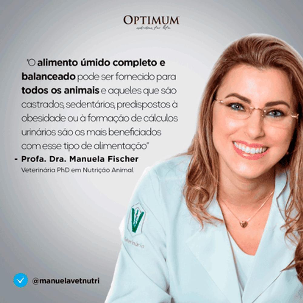 Ração Úmida Optimum Sachê Gatos Adultos Salmão - 8