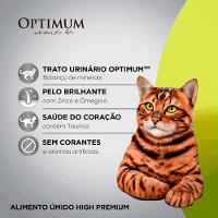 Ração Úmida Optimum Sachê Gatos Adultos Salmão - 6