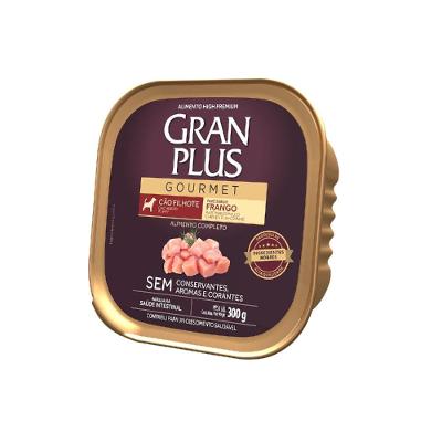 Ração Úmida GranPlus Cães Filhotes Patê Gourmet Frango
