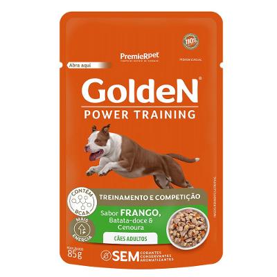 Ração Úmida Golden Power Training Cães Adultos Frango