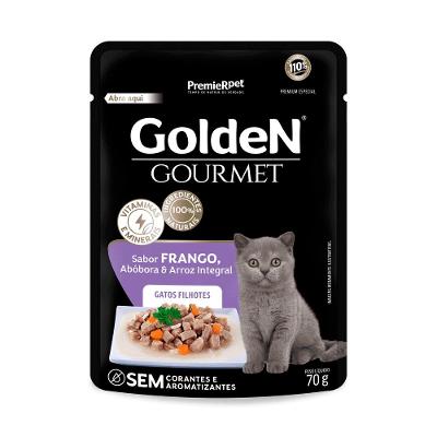 Ração Úmida Golden Gourmet Gatos Filhotes Frango