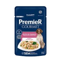 Ração Úmida Premier Gourmet Cães Adultos Portes Médio e Grande Peito de Frango, Batata Doce e Brócolis - 1