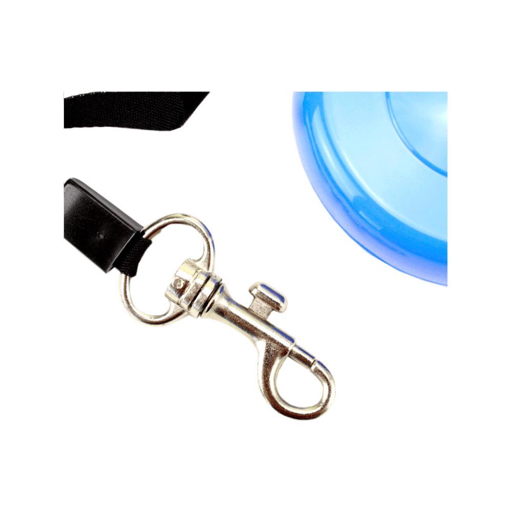 Guia Retrátil Fita Pet Flex Azul - 3