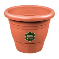 Vaso Plástico Redondo Terra Cota Sanremo - 2