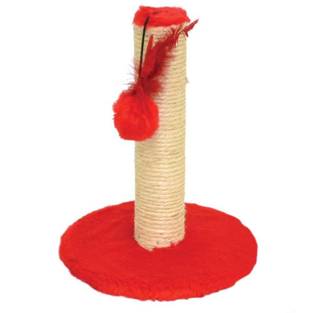 Arranhador Liso 1 Andar Vermelho - 1