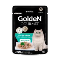 Ração Úmida Golden Gourmet Gatos Castrados Frango - 1