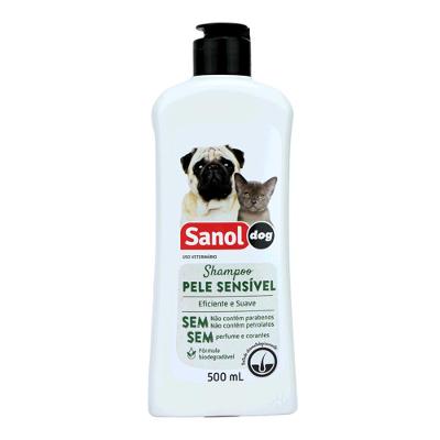 Shampoo Pele Sensível Cães e Gatos Sanol