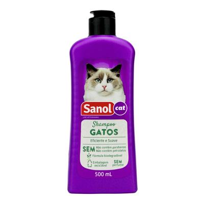 Shampoo Gatos Sanol 500ml