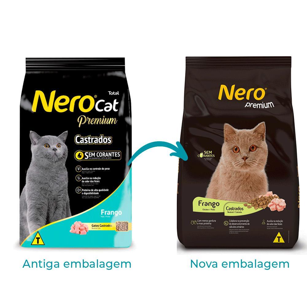 Ração Nero Premium Gatos Castrados Frango - 2