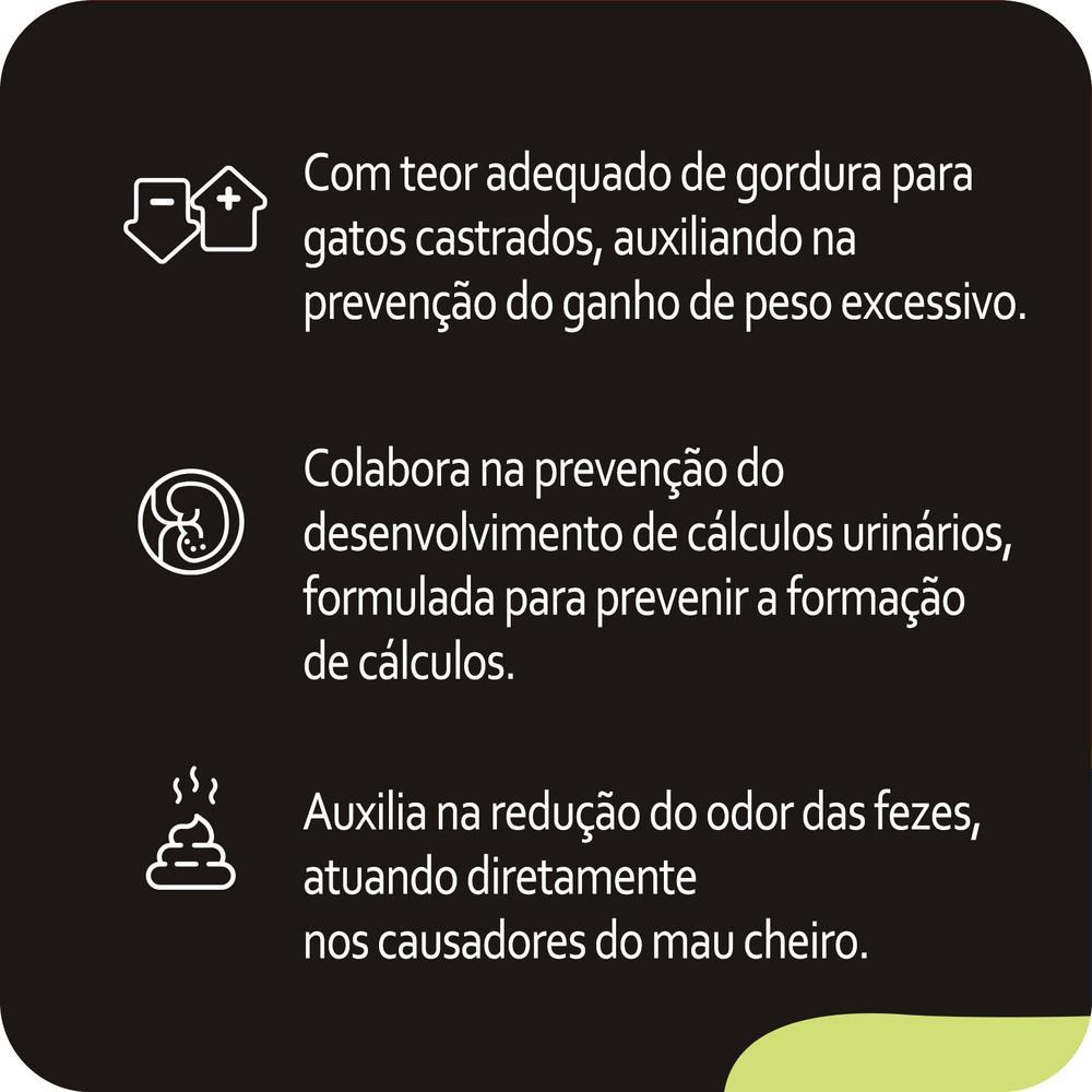 Ração Nero Premium Gatos Castrados Frango - 10