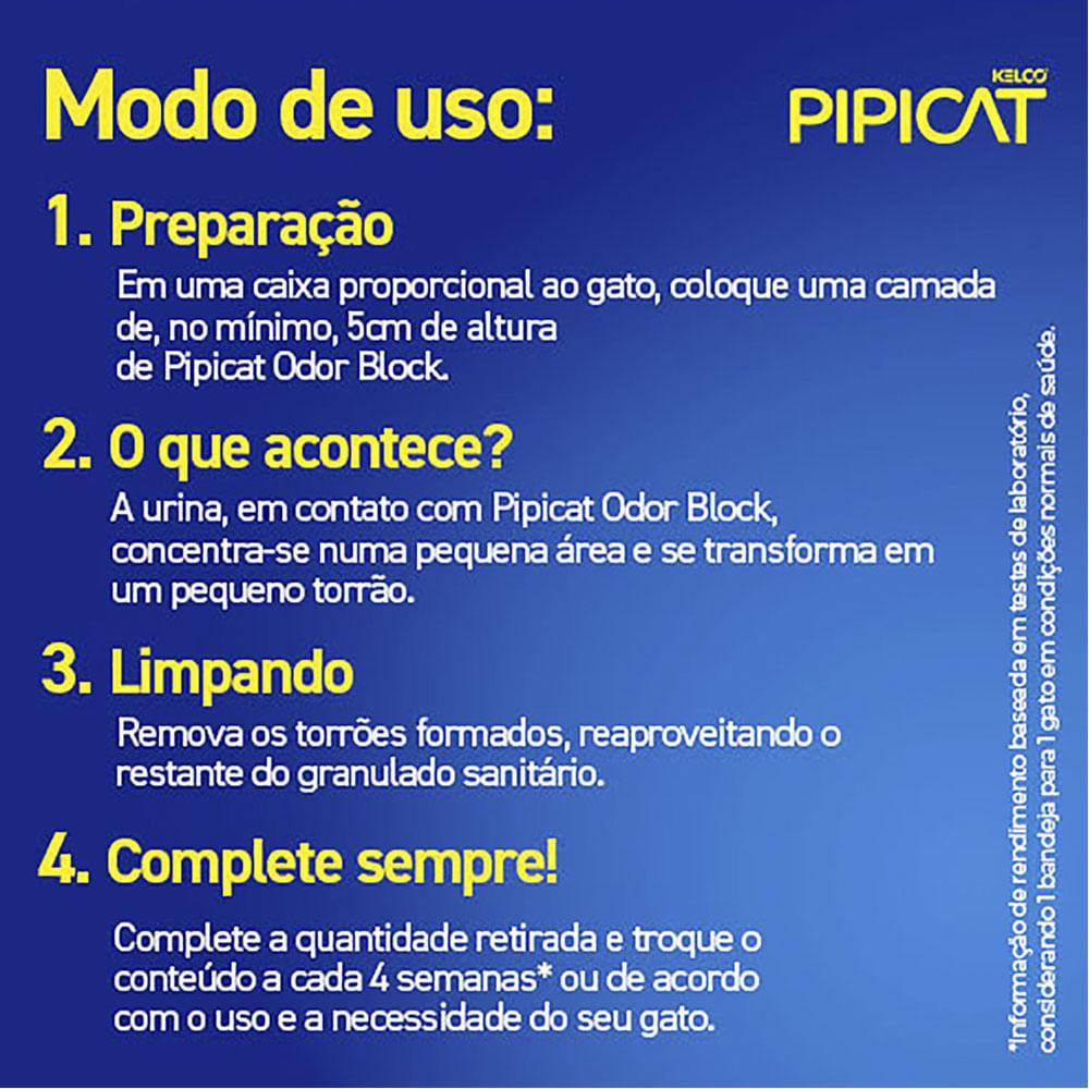 Areia Pipicat Perfumada Floral para Gatos - 7