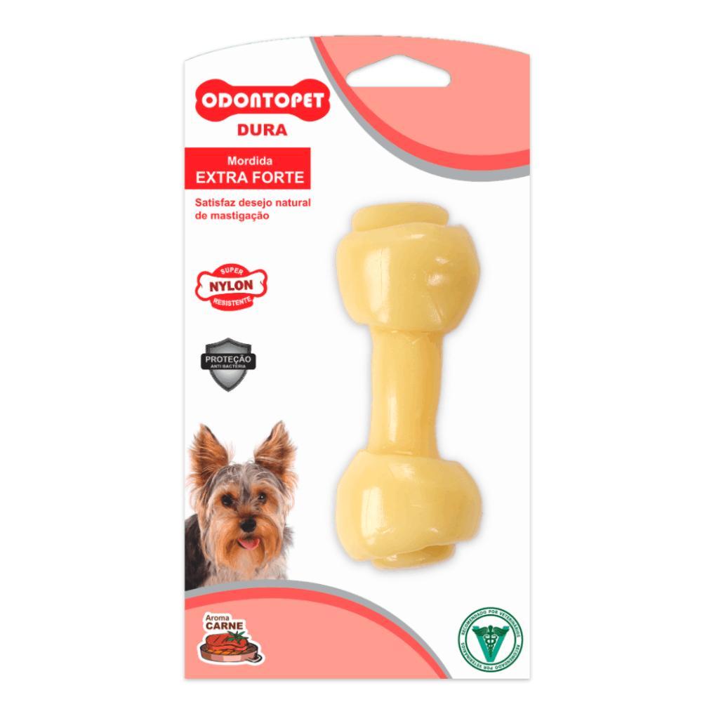 Brinquedo Osso Durabone Odontopet Bege - 4
