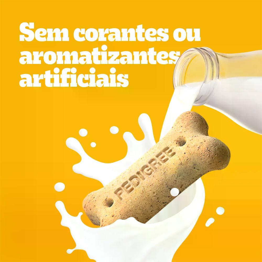 Biscoito Pedigree Biscrok para Cães Adultos Raças Pequenas Leite - 7