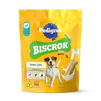 Biscoito Pedigree Biscrok para Cães Adultos Raças Pequenas Leite - 2