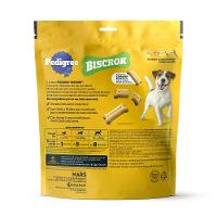 Biscoito Pedigree Biscrok para Cães Adultos Raças Pequenas Leite - 3