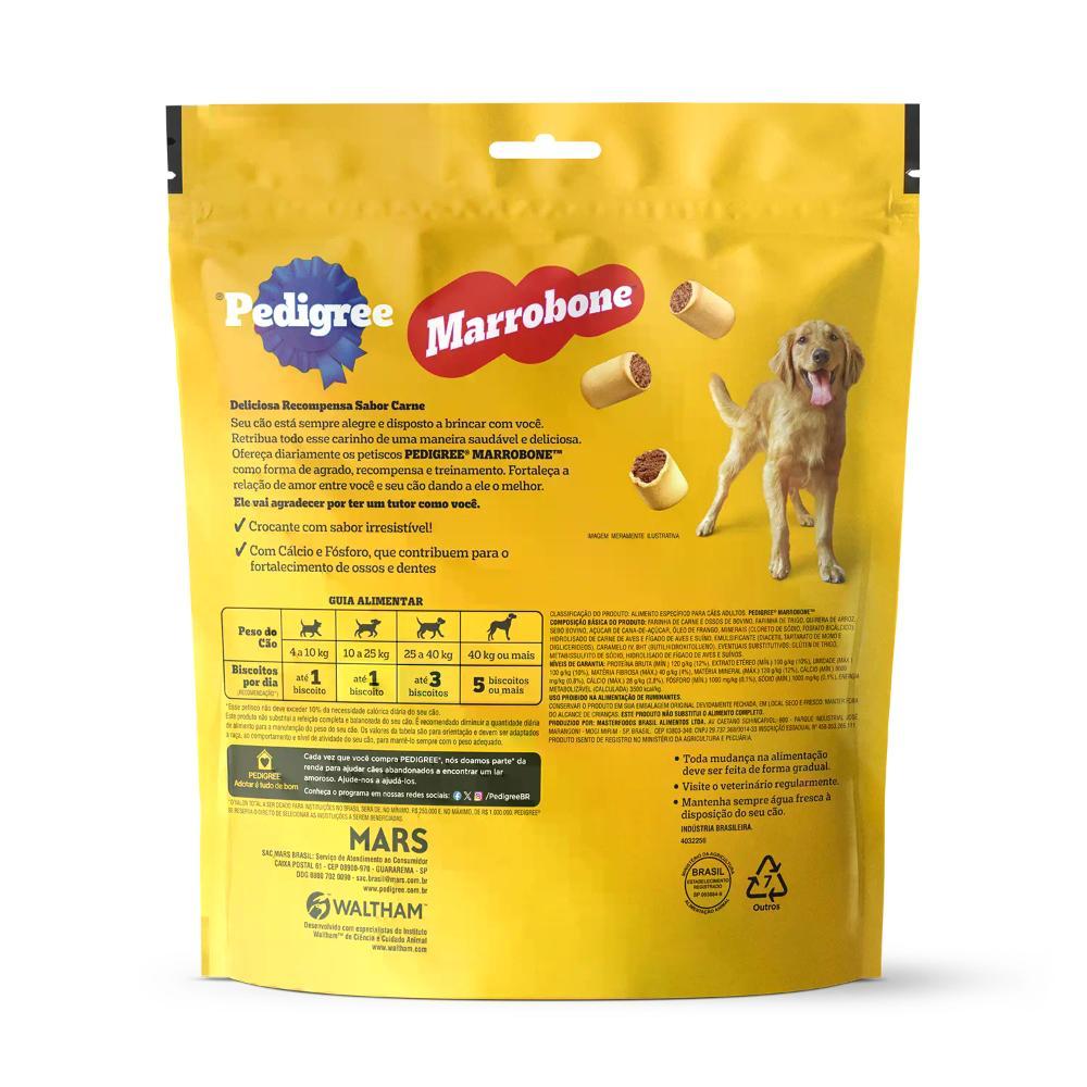 Biscoito Pedigree Marrobone para Cães Adultos Carne - 3
