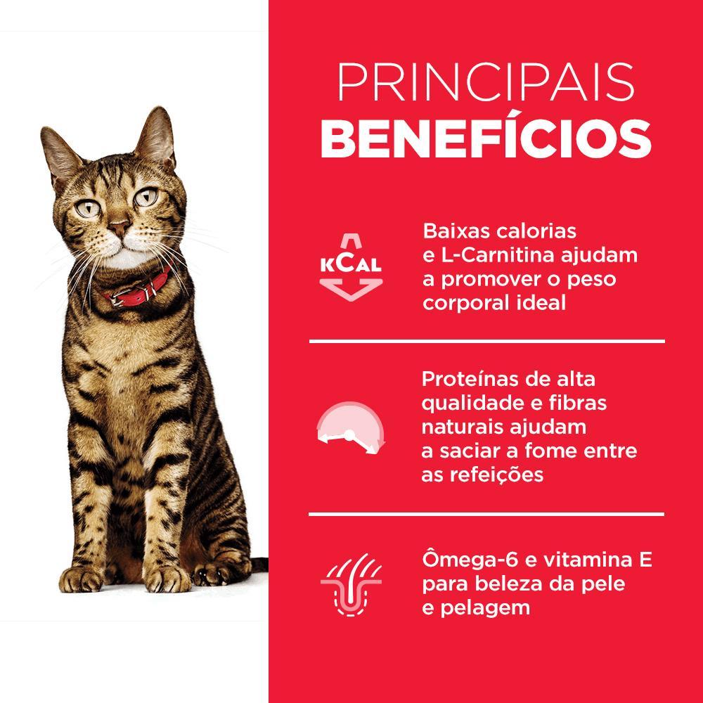 Ração Hill's Science Diet Light com Baixas Calorias Gatos Adultos Sabor Frango - 10
