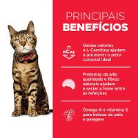 Ração Hill's Science Diet Light com Baixas Calorias Gatos Adultos Sabor Frango - 10