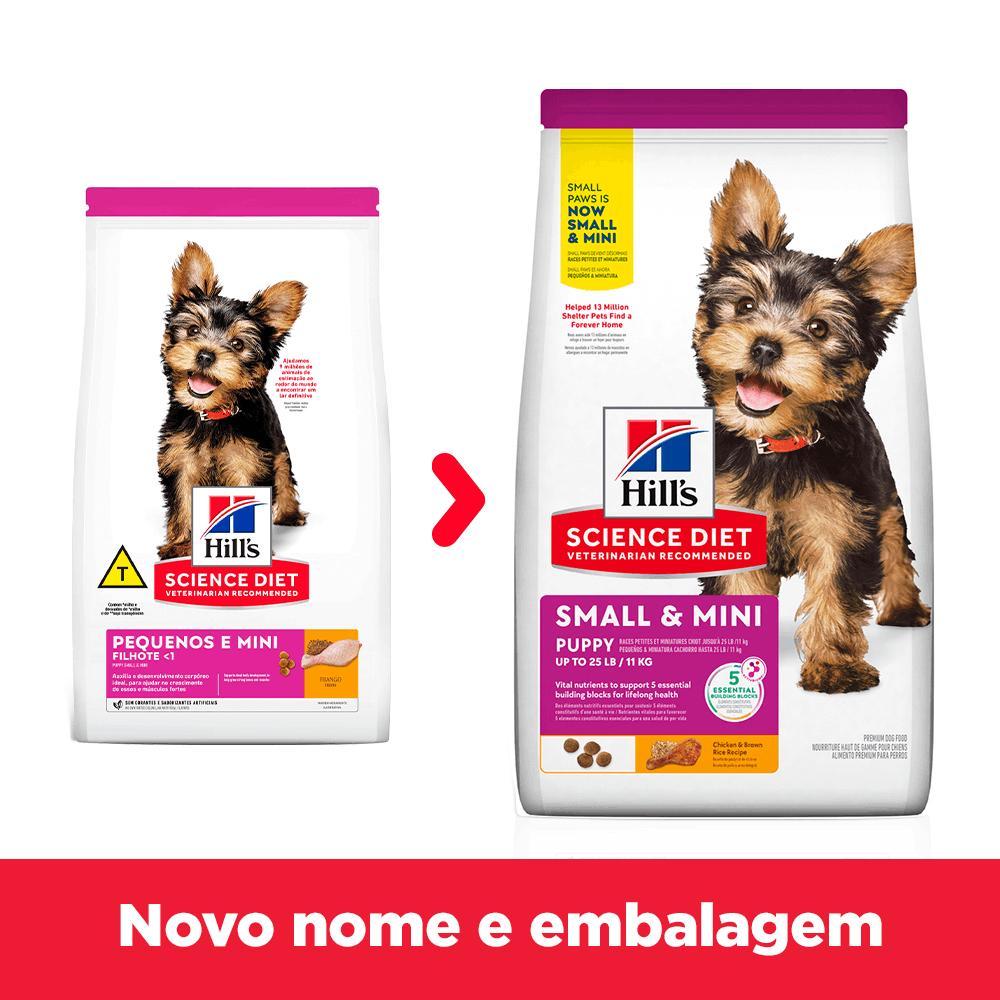 Ração Hill's Science Diet Cães Filhotes Pequenos e Mini Frango - 2