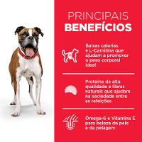 Ração Hill's Science Diet Light com Baixas Calorias Cães Adultos Sabor Frango - 10