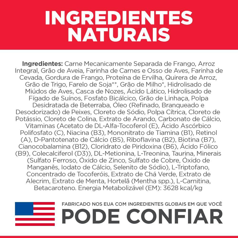 Ração Hill's Science Diet Cães Adultos Raças Grandes Sabor Frango - 9