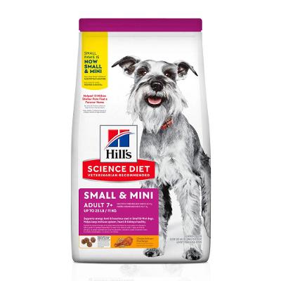 Ração Hill's Science Diet Adulto 7+ para Cães Idosos Mini e Pequenos Sabor Frango