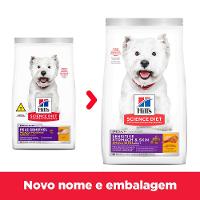 Ração Hill's Science Diet Pedaços Pequenos Cães Adultos Pele Sensível Sabor Frango - 3