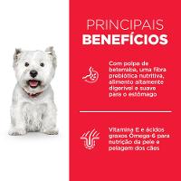 Ração Hill's Science Diet Pedaços Pequenos Cães Adultos Pele Sensível Sabor Frango - 9