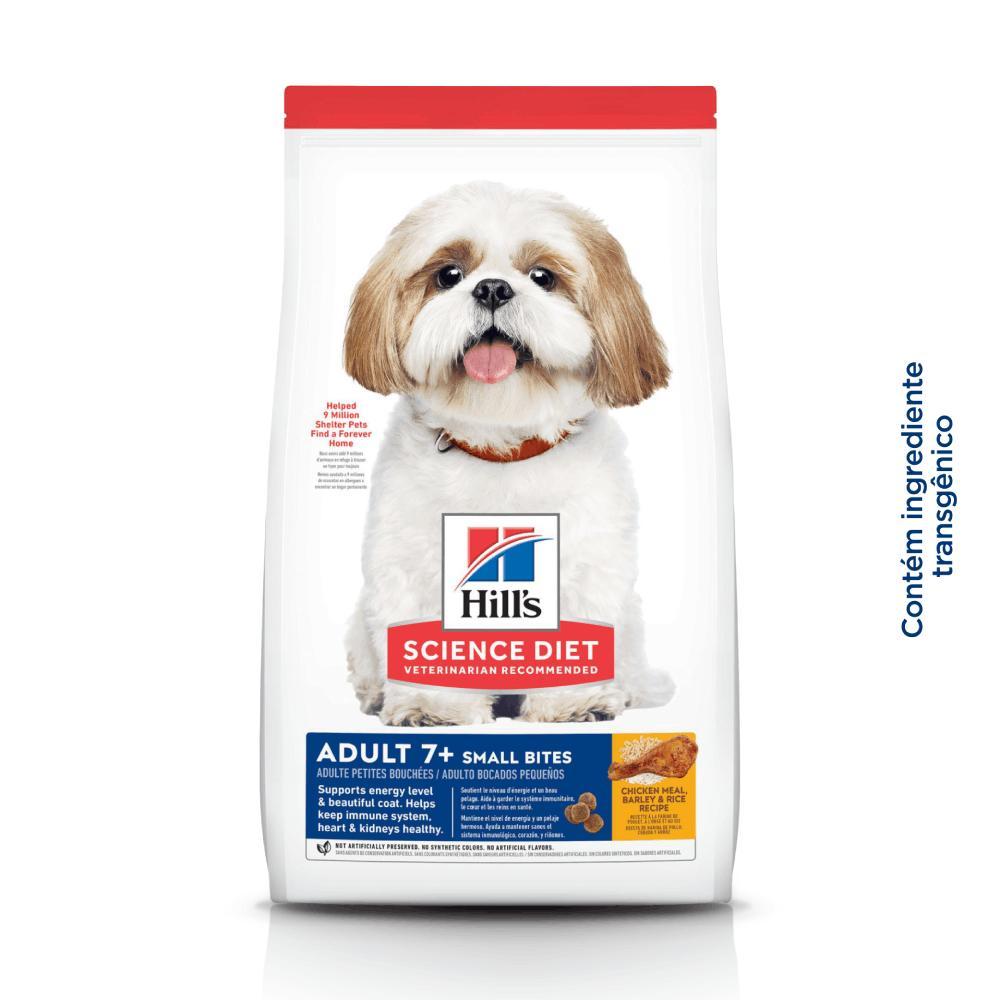 Ração Hill's Science Diet Adulto 7+ Pedaços Pequenos Cães Idosos Sabor Frango - 3