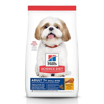 Ração Hill's Science Diet Adulto 7+ Pedaços Pequenos Cães Idosos Sabor Frango