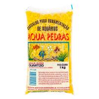Cascalho para Aquário Quartzo Nº 2 Aqua Pedras Amarelo Gema - 1
