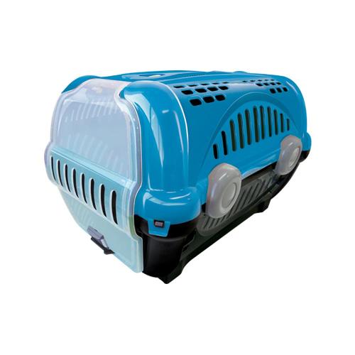 Caixa de Transporte Luxo Furacão Pet Azul N° 01